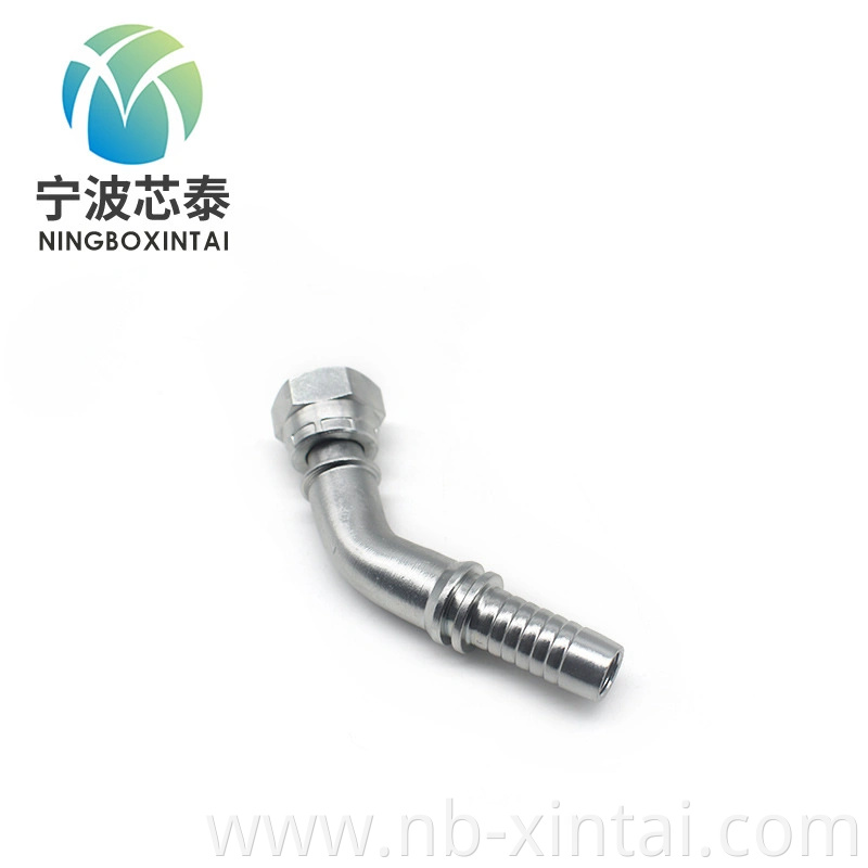 China Factory Carbon Steel Ball Head Metric Hydraulic Fitting for Hose
